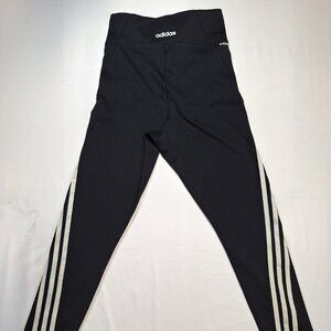 Adidas Girls Black Track Pants Size S